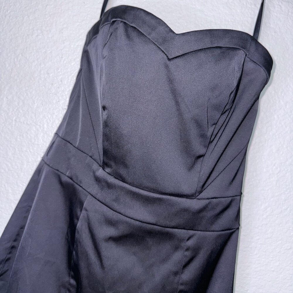 H&M Strapless Cocktail Corset Satin Dress - XS